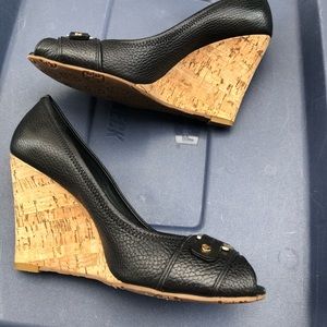 Excellent condition Tory Burch Wedged shoes